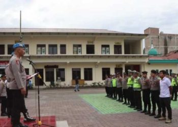 Sipropam Polres Tanah Karo Lakukan Pemeriksaan Kedisiplinan Personel