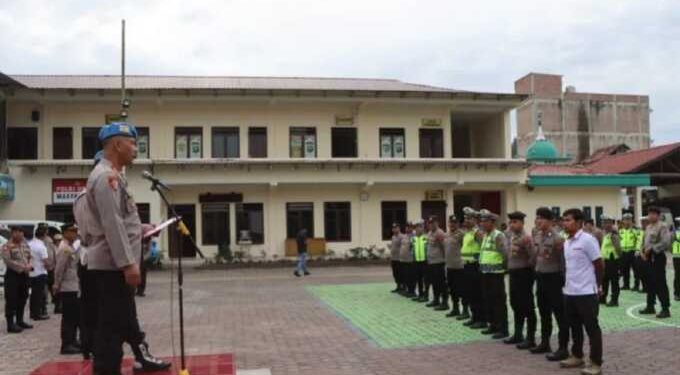 Sipropam Polres Tanah Karo Lakukan Pemeriksaan Kedisiplinan Personel