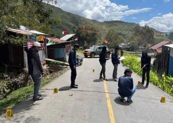 Polres Puncak Jaya dan Satgas Damai Cartenz Selidiki Pembunuhan Brigpol Ronald di Pagaleme