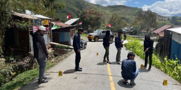 Polres Puncak Jaya dan Satgas Damai Cartenz Selidiki Pembunuhan Brigpol Ronald di Pagaleme