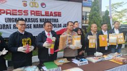 Polda Jabar Gagalkan Peredaran Narkoba Internasional, 9 Kg Sabu Disita