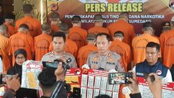 Polres Sumedang Tangkap 19 Tersangka Narkoba dalam 13 Kasus