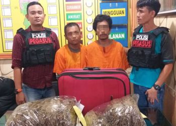 Dua Warga Aceh Tenggara Ditangkap Bawa 28 Bungkus Sabu