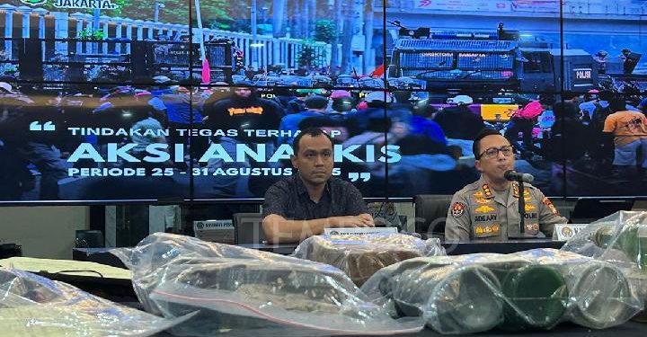 43 Tersangka Demo Rusuh di Jakarta Ditetapkan Polda Metro Jaya