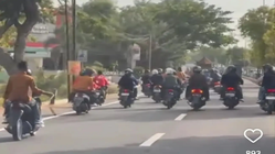 Viral di Medsos, Polisi Buru Pemotor Konvoi Nakal