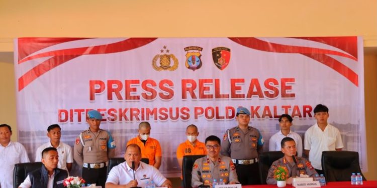 Penangkapan 2 tersangka tambang emas ilegal di Bulungan