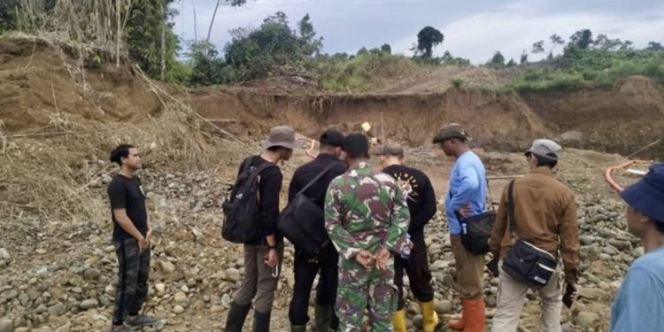 Emas Ilegal di Kalsel Gunakan 19 Ekskavator