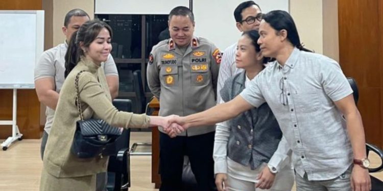 Perdamaian Nabilah O’Brien dan Zendhy Kusuma di Bareskrim